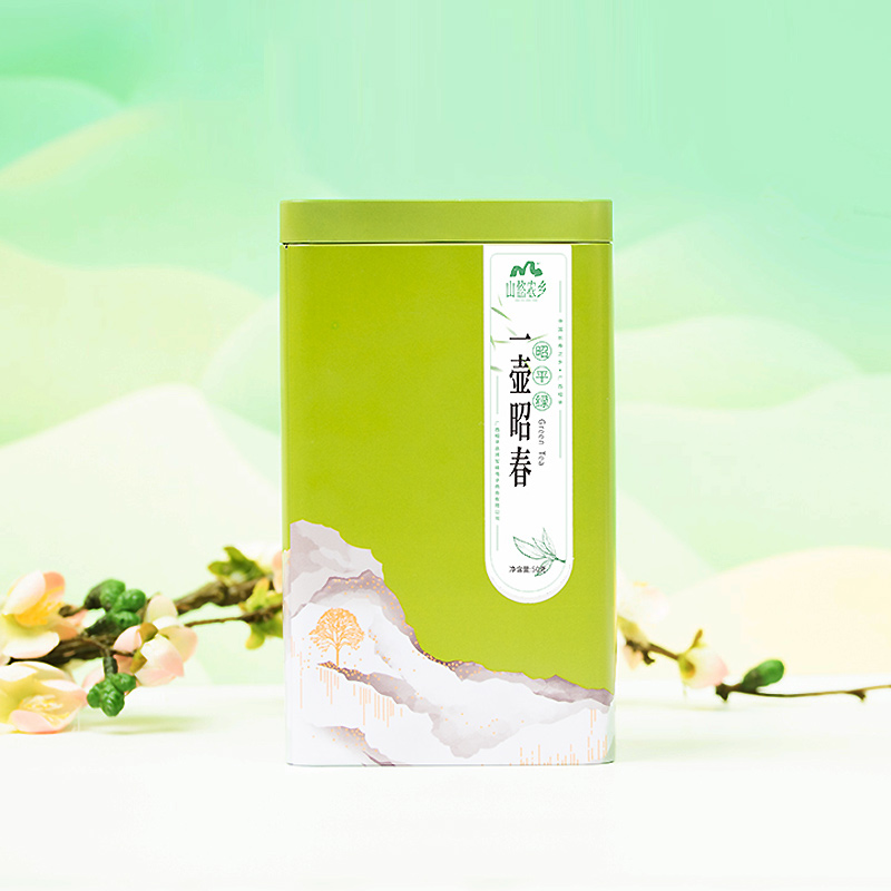 山悠农乡一壶昭春罐装80克绿茶（春茶）
